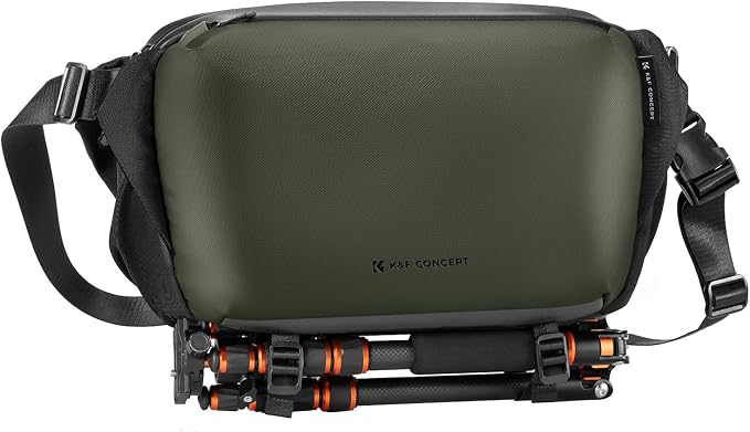 K&F CONCEPT Camera Sling Bag Crossbody Bag Waterproof Camera Shoulder Backpack by KFCONCEPT