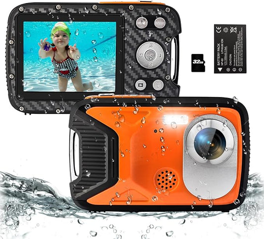 16FT Underwater Camera 30MP Waterproof Digital Camera by YEEIN