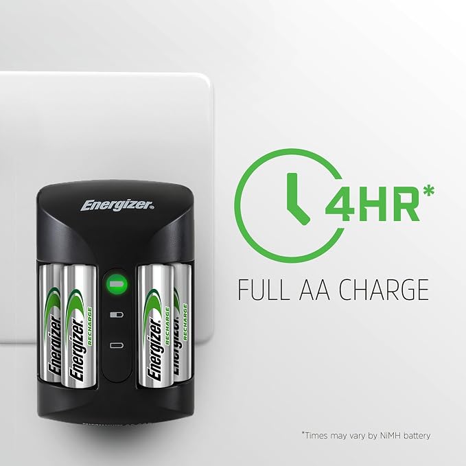 Energizer Recharge Pro Rechargeable AAA and AA Battery Charger - Image 7