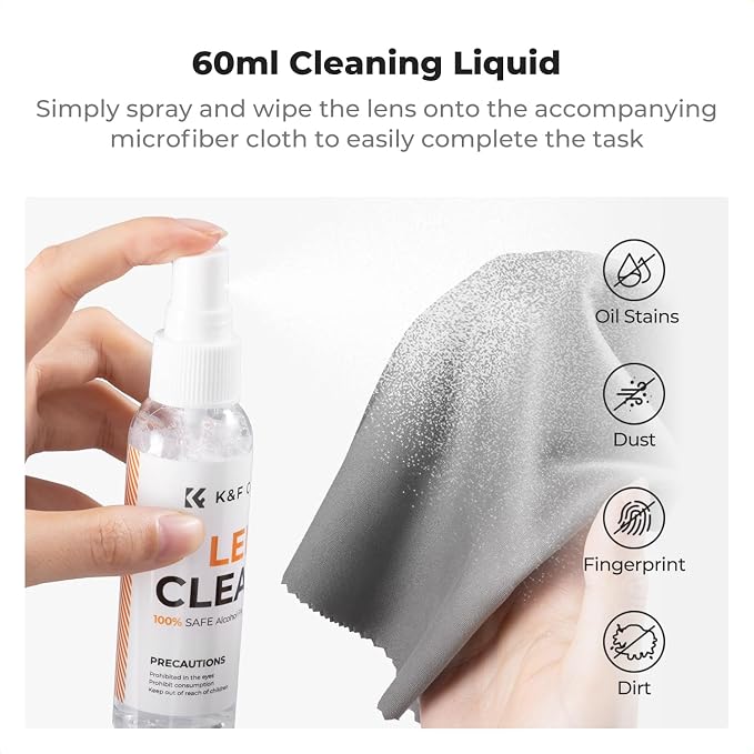 K&F CONCEPT 25-1 Professional Camera Cleaning Kit - Image 5