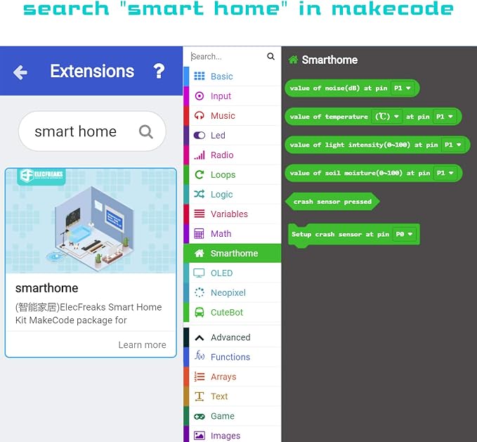 ELECFREAKS microbit Smart Home Kit Micro:bit Sensor Starter Kit Octopus Series - Image 5