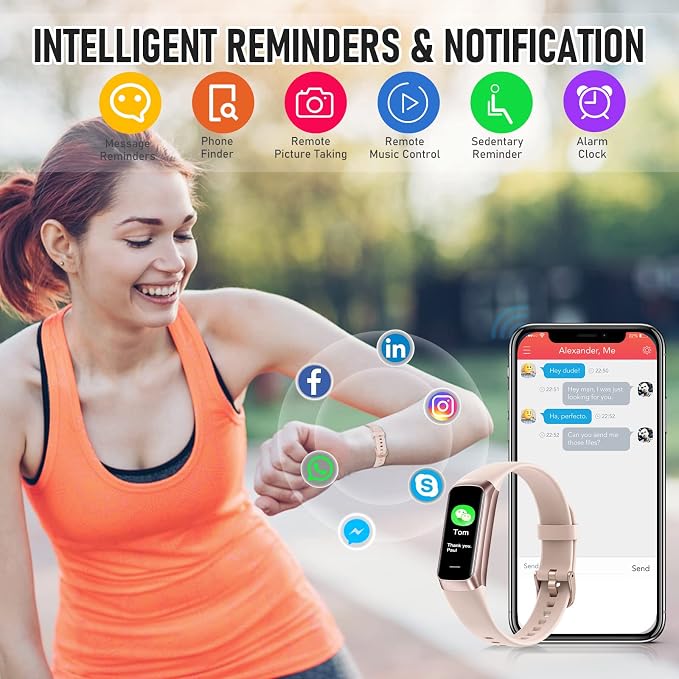 Fitness Tracker with 24/7 Heart Rate, Health Tracker with Step Counter Calories - Image 6
