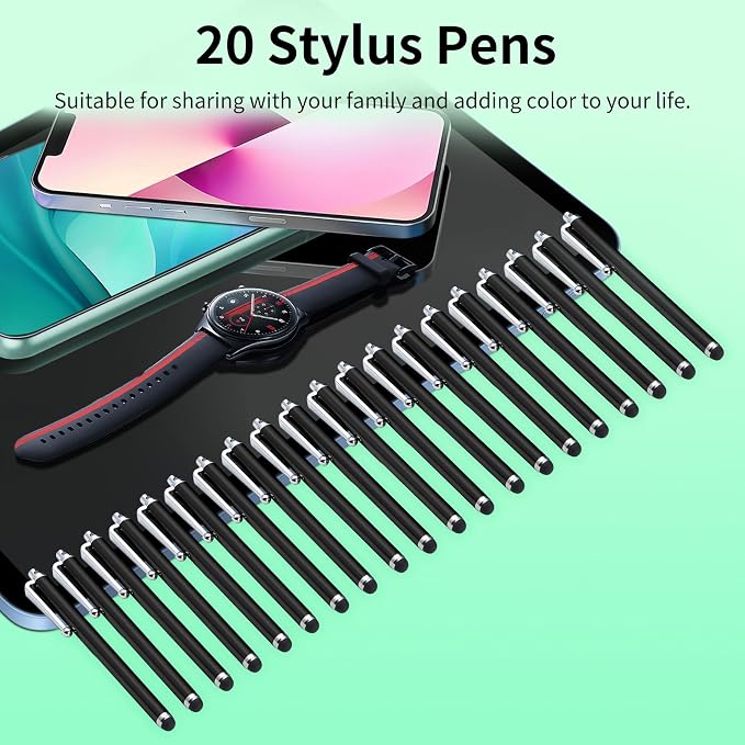 20 Pack Stylus Pen, Stylus Pen for Touchscreen High Precision and Sensitivity - Image 6