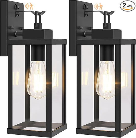 BesLowe 14” Upgraded Motion Sensor Outdoor Wall Lights, Dusk to Dawn Porch by BringYouBrightFuture
