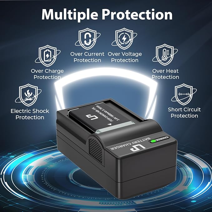 LP NB-13L Battery and Charger, 1600mAh Battery Compatible - Image 3