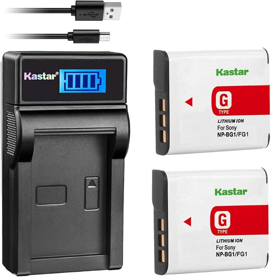 Kastar Battery & LCD Slim USB Charger by Kastar