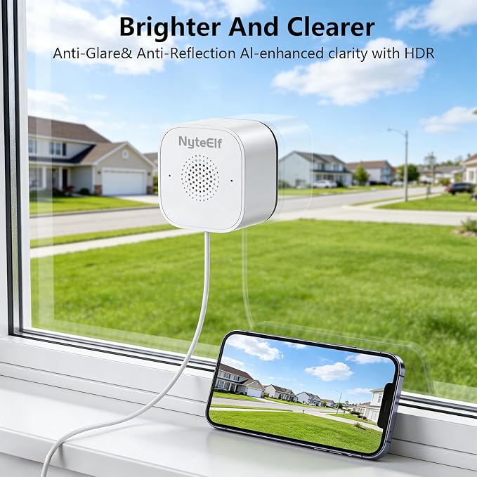 3MP Window Cameras for Home Security, Security Camera, 2K Full Color Night - Image 2