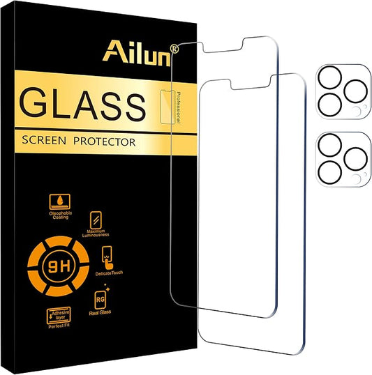 Ailun 2 Pack Screen Protector for iPhone 13 Pro Max Display 2021 by Ailun