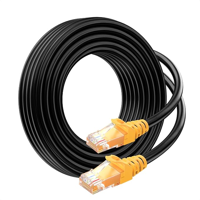 Cable Matters 10Gbps Pure Copper 24 AWG Cat 6A Ethernet Cable - 50ft by CableMatters