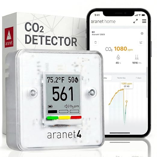 Aranet4 Home: Wireless Indoor Air Quality Monitor by Aranet