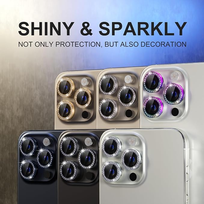 Choiche Compatible for iPhone 15 Pro/iPhone 15 Pro Max Camera Lens Protector - Image 7