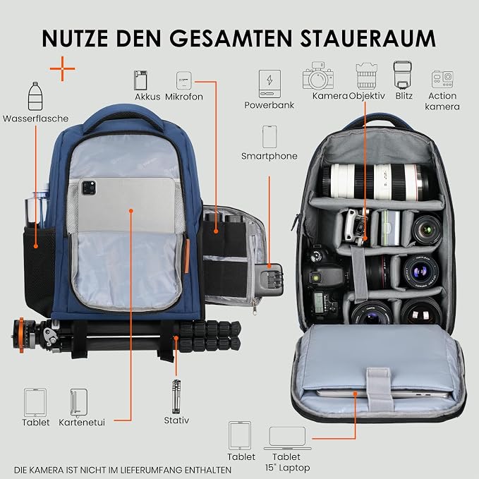 TARION Camera Backpacks for Photographers - Image 2