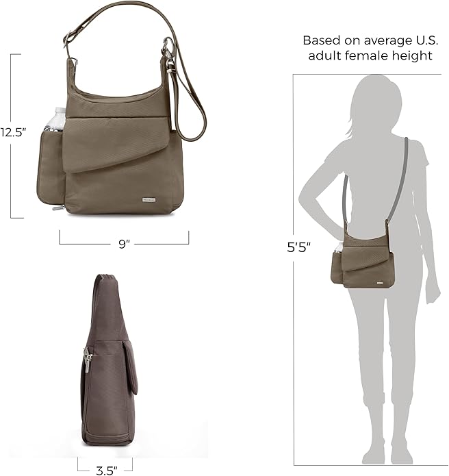 Travelon Anti-Theft Classic Messenger Bag - Image 4