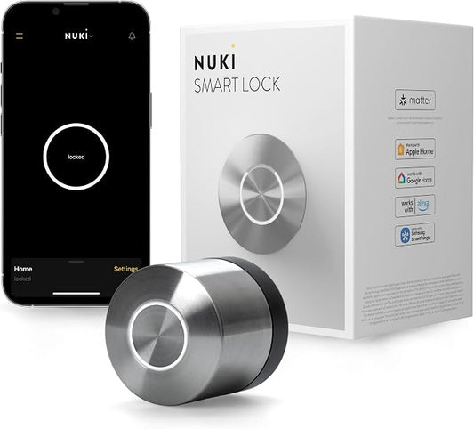 Nuki Smart Lock Keyless Entry WiFi Electronic Deadbolt by Home