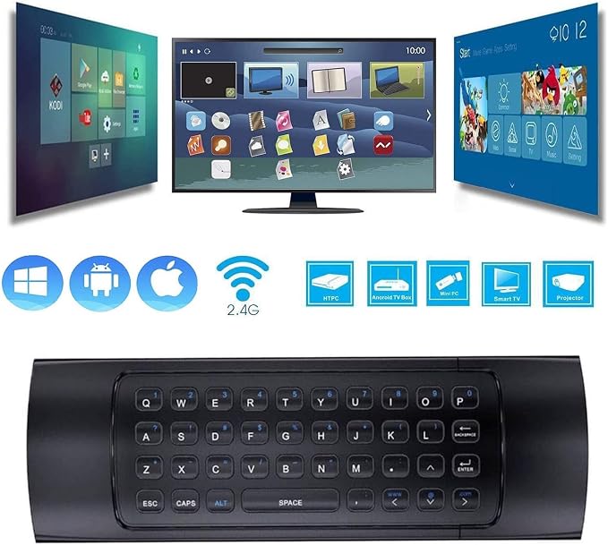 Air Mouse Remote MX3 Pro, 2.4G Wireless Mini Keyboard, Universal Remote Control - Image 2