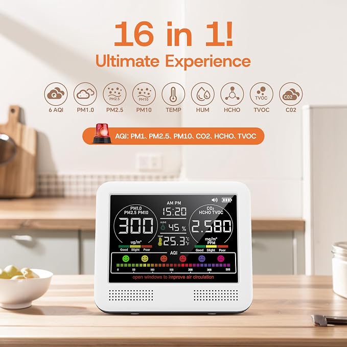 16-in-1 Indoor Air Quality Monitor - Image 2