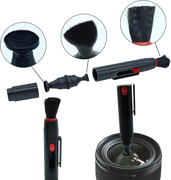 Lens Cleaning Kit Contains 2 Pcs Rubber Rocket Air Blower Duster, Lens Cleaning - Image 3