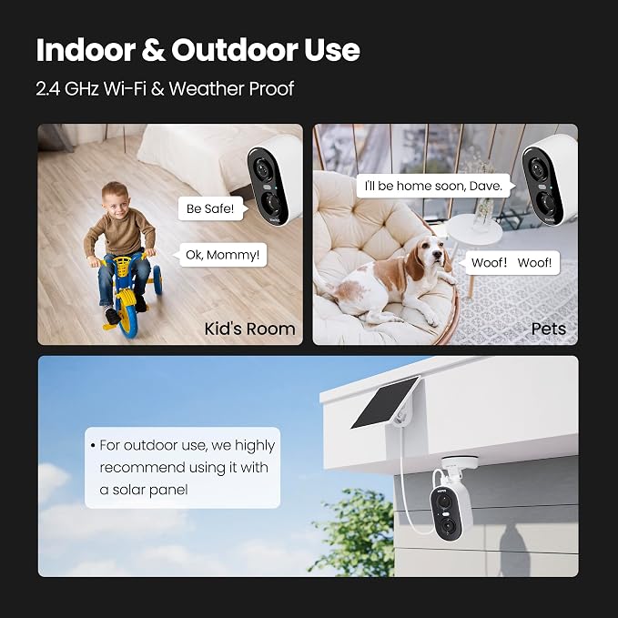 Kiwibit Solar Security Cameras Wireless Outdoor, 2K Magnetic Installation - Image 7