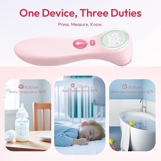 No-Touch Thermometer for Adults and Kids, 1-Second Fast Reading, Color-Coded - Image 5