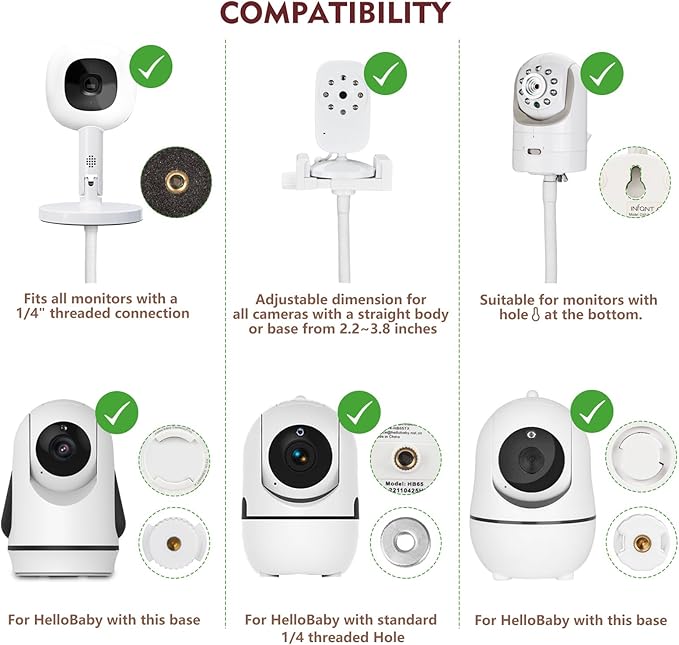 Baby Monitor Floor Stand Compatible - Image 2