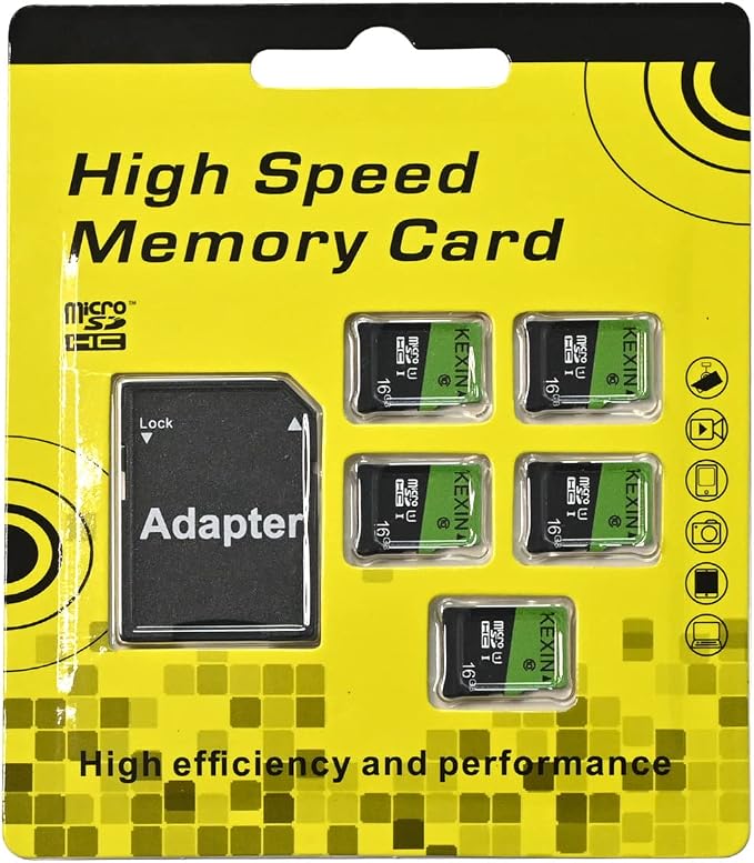 KEXIN 16GB Micro SD Card 5 Pack microSDHC Memory Card UHS-I C10 U1 Micro SD - Image 9