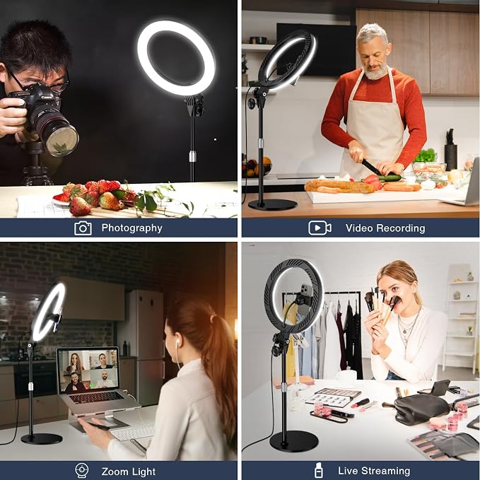 Desk Ring Light with Stand - Image 13