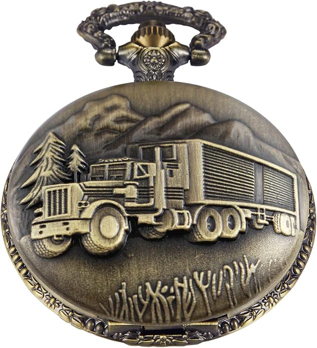Men's Pocket Watch, Arabic Digital Dial Pocket Watches by Whodoit
