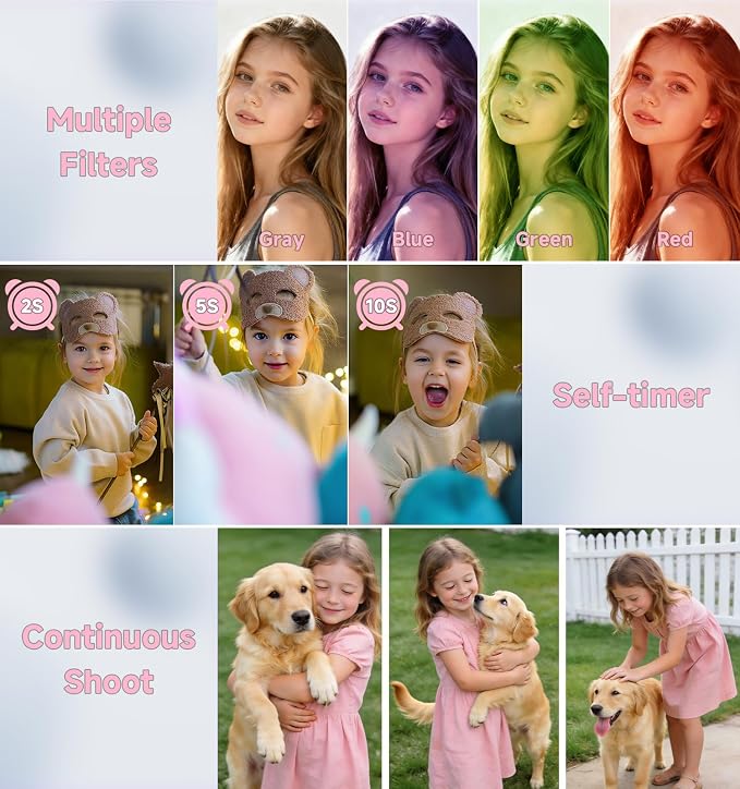 Digital Camera, 44MP FHD 1080P Point and Shoot Digital Camera - Image 4