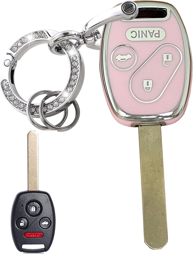 Keyless Entry Systems Key for Honda Key Fob Cover Shell by WENHENI