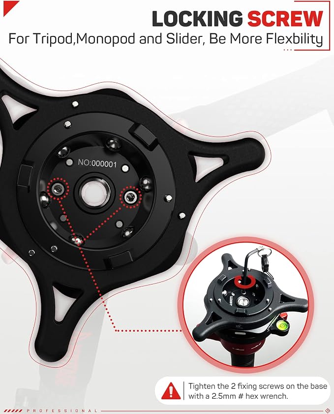 IFOOTAGE Quick Release Plate Seastar Q1S, Upgrade Camera Quick Connect Tripod - Image 6