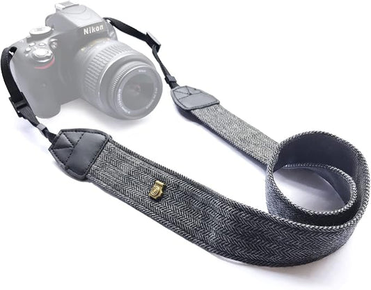 Alled XN01-0943 Neck Shoulder Belt Strap, Vintage Print Soft Colorful Camera by Alled