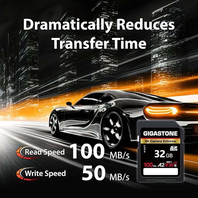【5-Years Data Recovery】 GIGASTONE 32GB SD Card 2-Pack, 4K Camera Extreme - Image 3
