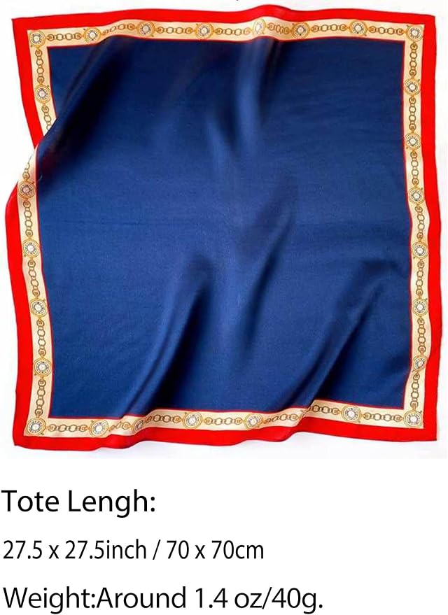 Silky Scarf for Women Lightweight Satin Bandanas Neck Hair Wrap For Sleeping - Image 2