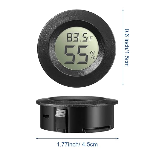 Weewooday Mini Hygrometer Thermometer Digital LCD Monitor Indoor/Outdoor Room - Image 2