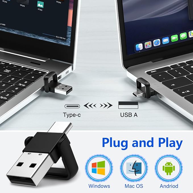 2-in-1 USB Type C Presentation Clicker Wireless Presenter Remote Clicker - Image 4