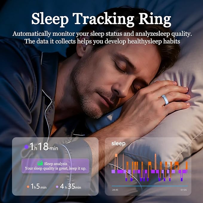 Smart Ring for Women Men, Health Tracker - Image 4