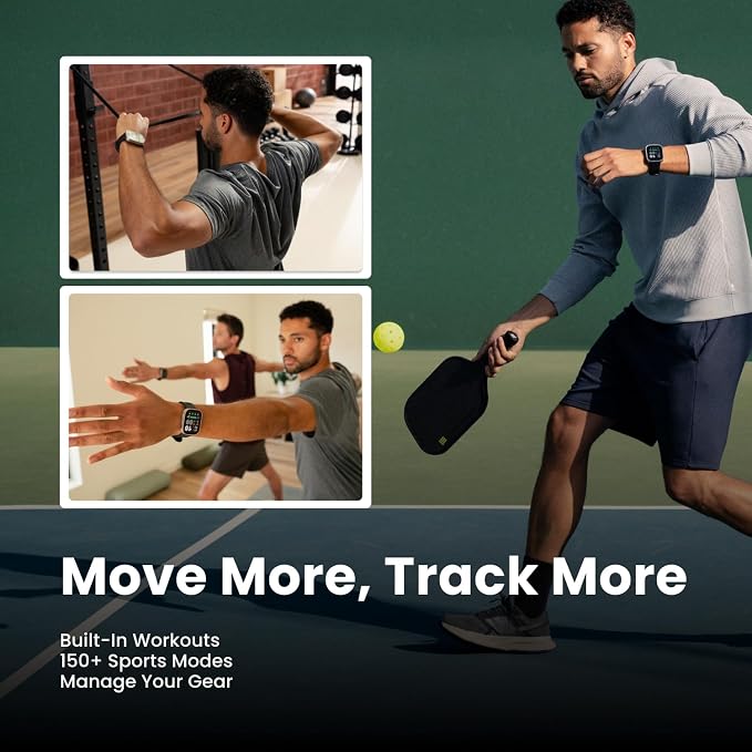 Amazfit Bip Max 50mm Smartwatch, 2.07" AMOLED Display, 20 Days of Battery - Image 7