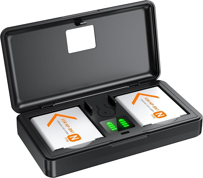 NP-BN1 Battery and Charger Set, Camera Accessories kit by SEVKUMZ