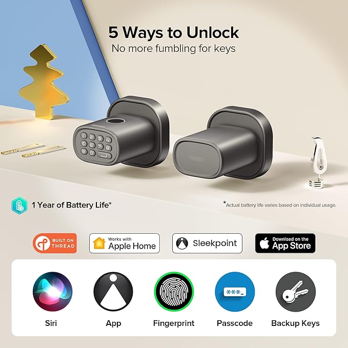 ThorBolt HomeKit Lock Over  Smart Fingerprint Lock - Image 2
