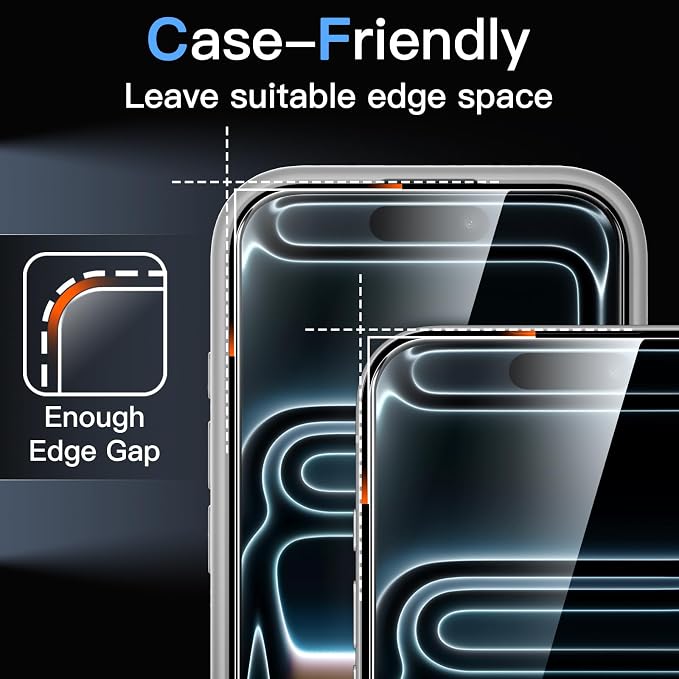 JETech Screen Protector for iPhone 17 Pro Max 6.9-Inch - Image 7