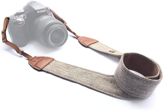 Alled Camera Neck Shoulder Belt Strap, Vintage Soft Camera Straps by Alled