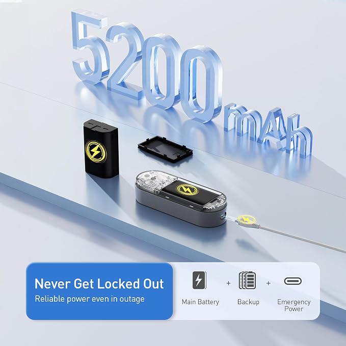 Smart Video Door Lock with 2K Doorbell Camera, Fingerprint & Keypad Keyless - Image 7