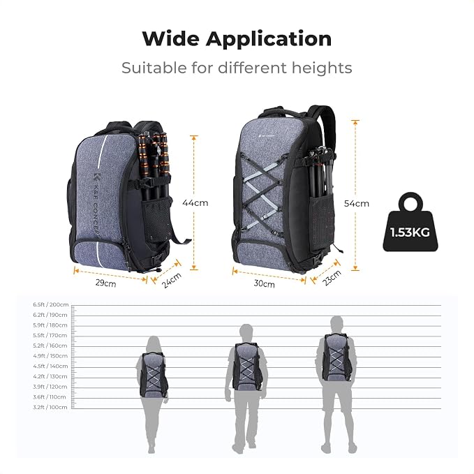 K&F CONCEPT Camera Backpack, Camera Bags - Image 7