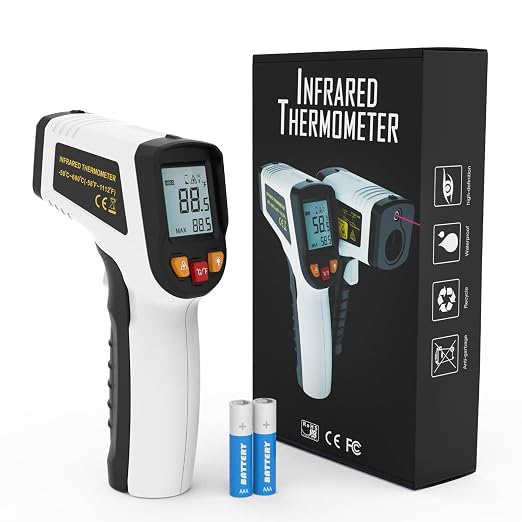 KNINE OUTDOORS Infrared Thermometer Laser Temperature Gun, -58℉ to 1112℉ by KnineOutdoors