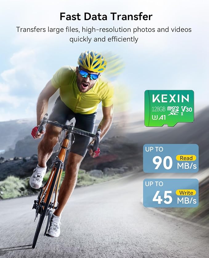 KEXIN 128GB Micro SD Card 3 Pack - Image 3