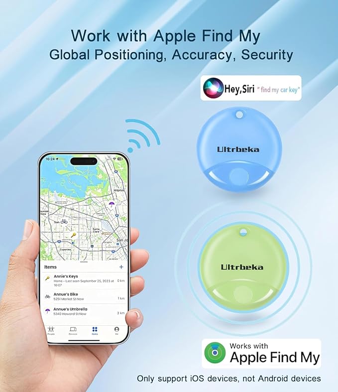 Ultrbeka Air Tracker Tag 4 Pack Bluetooth Item Finder - Image 2