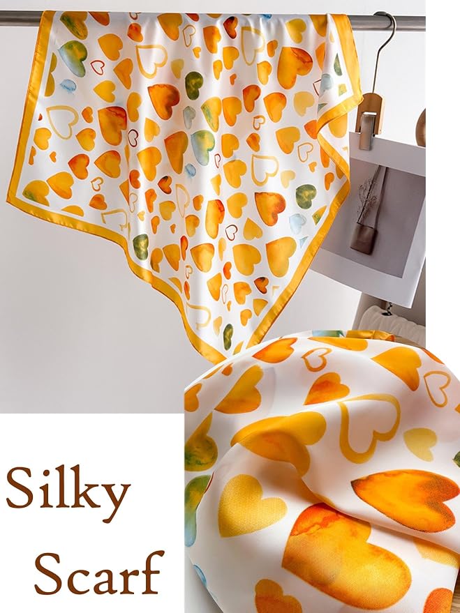 Silky Scarf for Women Lightweight Satin Bandanas Neck Hair Wrap For Sleeping - Image 6