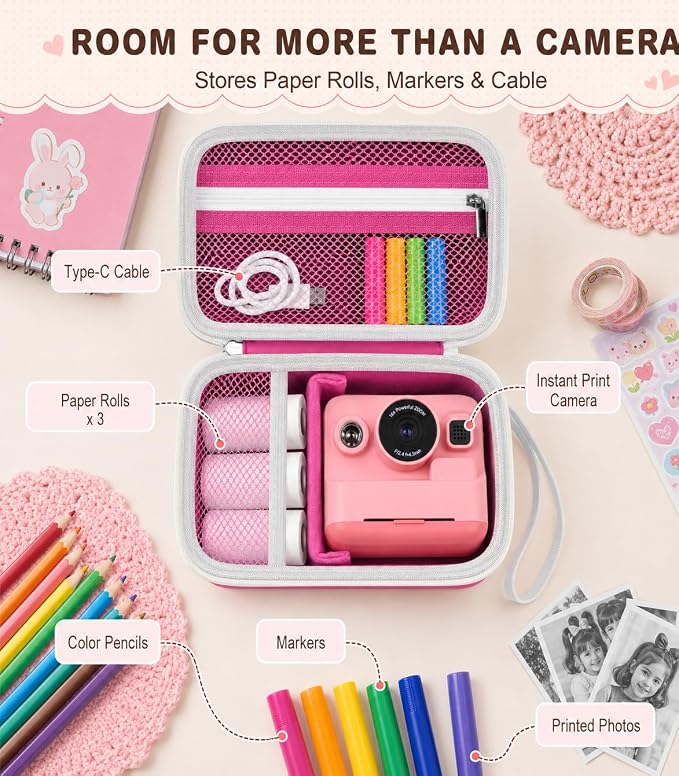Kids Instant Print Camera Case Compatible - Image 4