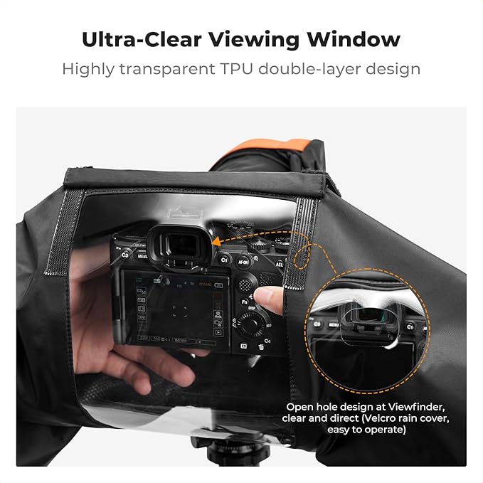 K&F Concept Camera Rain Cover, Waterproof Camera Cover - Image 3