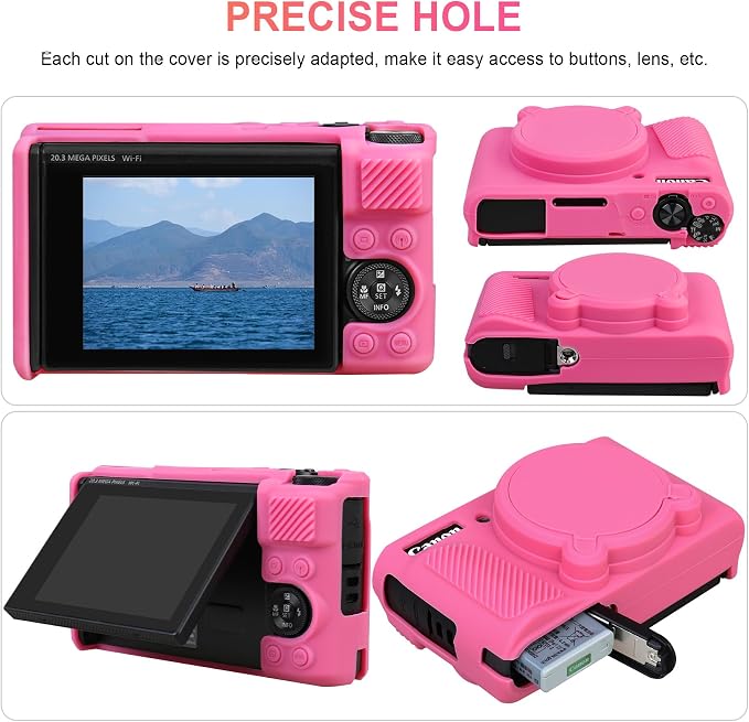 Canboc Case for Canon PowerShot SX740 SX730 HS Digital Camera, 1* Hard Carrying - Image 6
